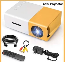Mini Projector Portable LCD 1080P Home Cinema Phone Projection For Android iOS