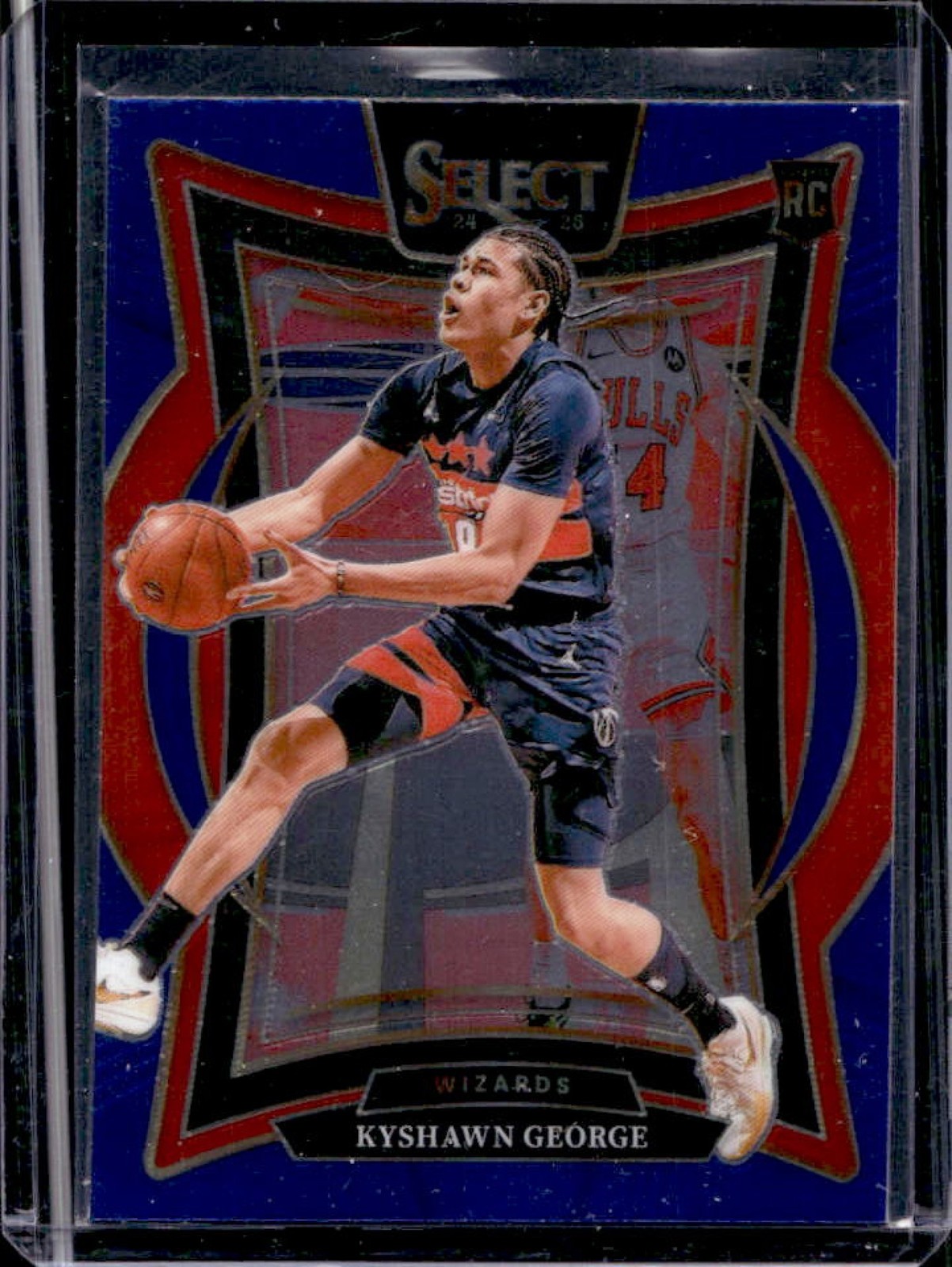 2024-25 Select Kyshawn George Concourse RC Blue Retail Rookie #85 Wizards