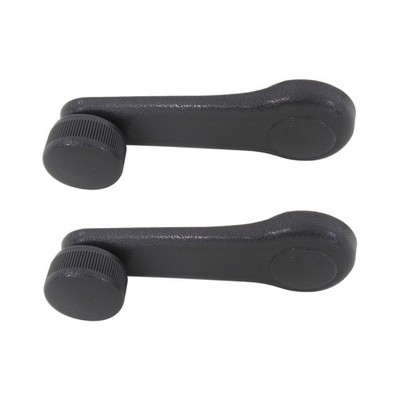 For Hyundai Accent 1995-2006 Window Handles Driver and Passenger Side Pair Gray