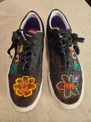 Vans Shoes Black Old Skool Cultivate Care Mens 8  Womens 9.5 SELF Love Hope Hip