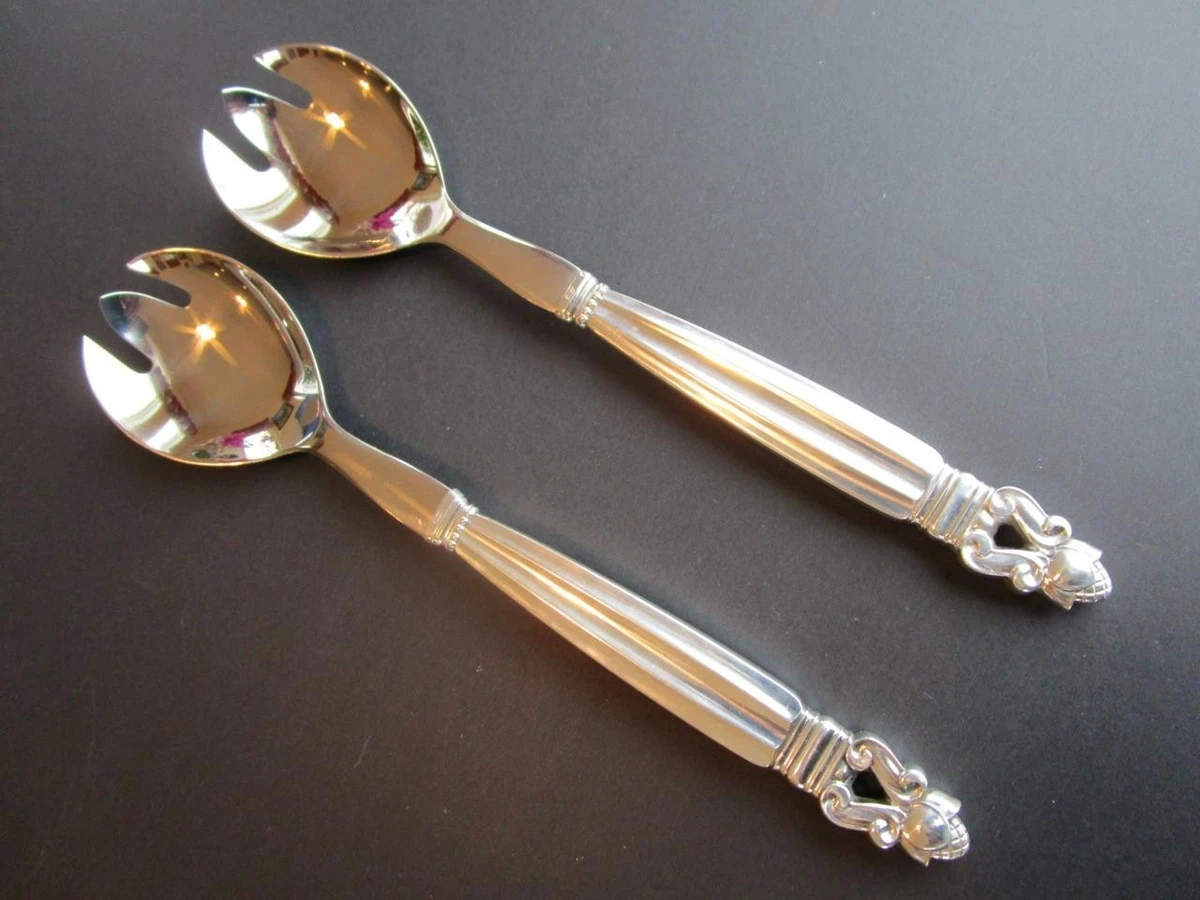 Georg Jensen Antique US Sterling Silver Acorn Fork for sale | eBay