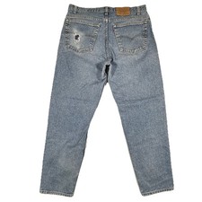 Vintage 1992 Levi  s 550 Relaxed Fit Jeans USA Men  s 36x32 Distressed