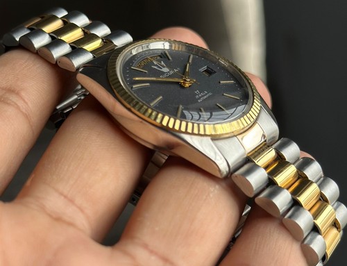 Rare Sicura dial repaint Full Lever Automatic 17 Jewels Watch For Mens swiss - Picture 5 of 9