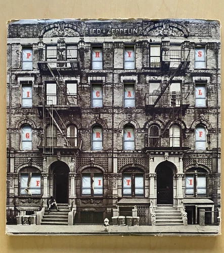 LED ZEPPELIN- PHYSICAL GRAFFITI 1975 MONARCH PRESS CLASSIC HARD ROCK INNERS VG