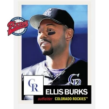 Ellis Burks Rockies 2025 Topps Living Set Card 882 In Hand