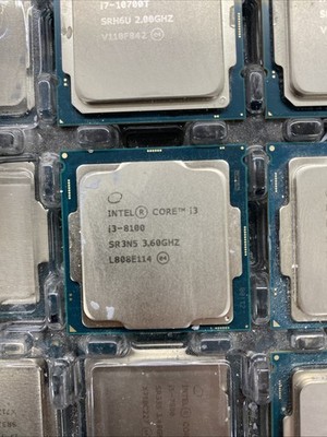Intel Core i3-8100 SR3N5 CPU Processor 3.6GHz Quad-Core LGA1151 Socket 6MB