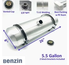 5.5 Gallons 8 X26 Spun Aluminum Fuel Tank 5.5 Gallons 8 X26 Spun Aluminum Fuel Tank