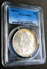 1882 O MORGAN SILVER DOLLAR ~ PCGS MS64 ~ LIGHT EDGE TONE BOTH SIDES ~ POP 7,802