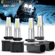 For Arctic Cat Thundercat 1999-2002 4x 894  885 LED Headlight Combo White Bulbs