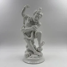 Fitz & Floyd Blanc De Chine Samurai Warrior Vintage Chinese 1976 Damaged Fingers