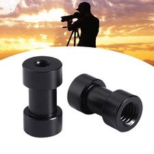 Light Stand Adapter 3/8 Female to 1/4 Female Screw for Common Tripods