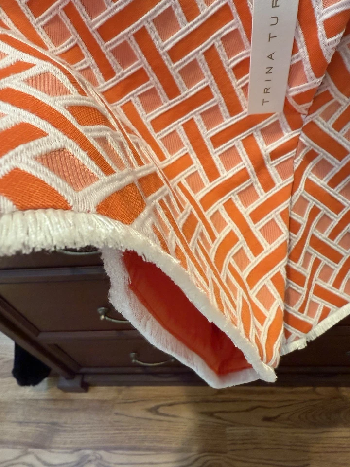 Pantalones Cortos Trina Turk Corbin Flecos en Naranja Talla 16 Nuevos con Etiquetas Foto 4 de 4