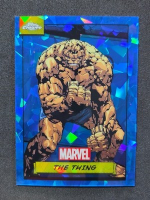 2024 Topps Chrome Sapphire Marvel, The Thing #10