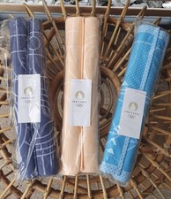 Lot de six set de table JO Paris 2024 Jacquard Français Gérardmer coton enduit