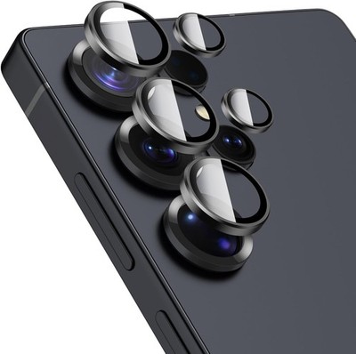 1 Set Camera Lens Screen Protector for Samsung Galaxy S25 Ultra, Black