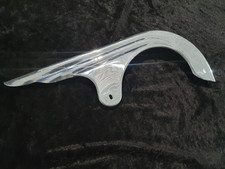 Vintage polished aluminium French chainguard 650B mixte bicycle bike retro