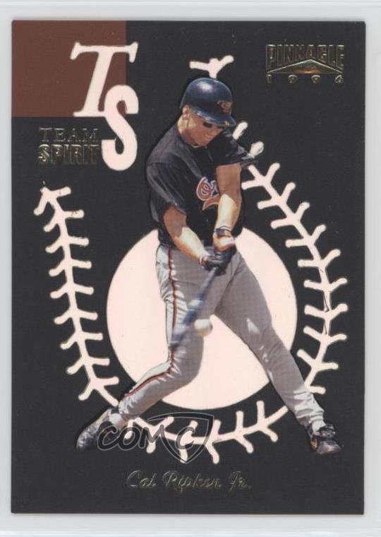1996 Pinnacle Team Spirit Cal Ripken Jr #5 HOF 1l5
