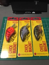 LOT OF 3 STRIKE KING 7/16 OZ. CHICK MAGNET CRANKBAITS 3 PATTERNS NIPS