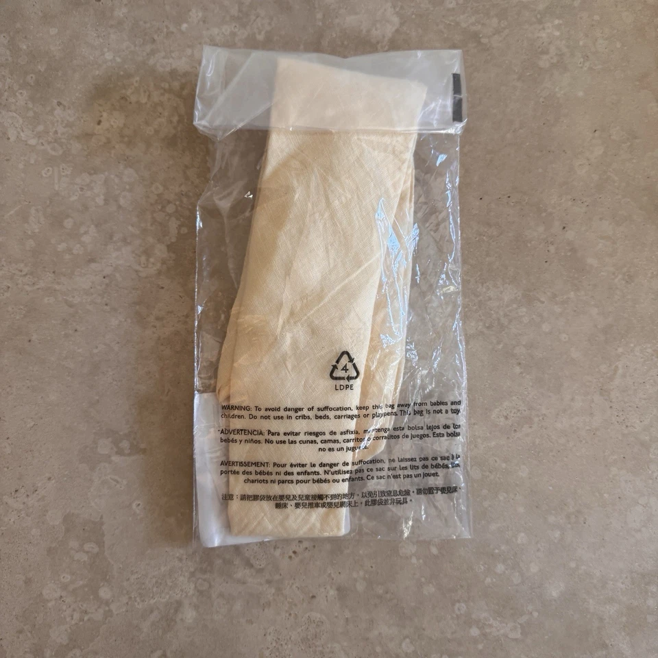 J Crew Light Cream English Linen Tie - Image 3 of 3