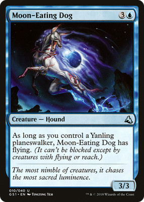 Moon-Eating Dog 010/040 Lightly Played GS1 Global Series Jiang Yanggu & Mu Yanli
