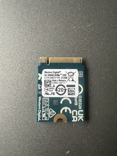 WD CH SN560 512GB M.2 2230 SSD
