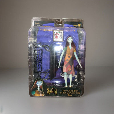 Nightmare Before Christmas SALLY Figure With Sewing Machine Series 3 NECA 2005