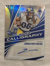 2024 Panini Phoenix #RC-JWN Jordan Whittington Rookie Calligraphy