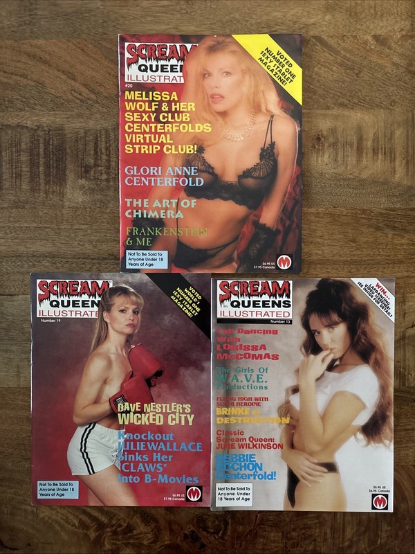 scream queens illustrated magazine #13-19-20