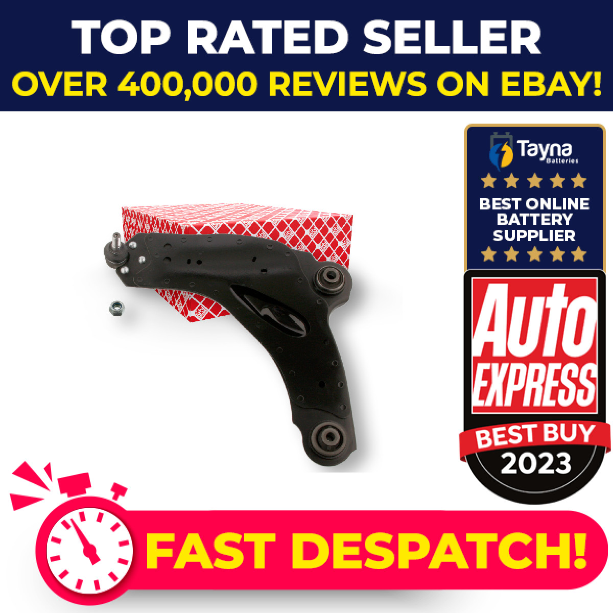 Wishbone / Suspension Arm fits RENAULT TRAFIC Mk2 2.0 Front Lower, Left 2001 on