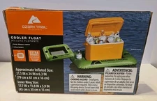 Ozark Trail Cooler Float Inflatable 2 Cup Holder Holds up to 28 Quart Cooler NEW