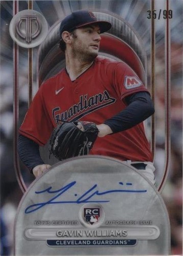Gavin WIlliams 2024 Topps Tribute Inauguration Auto Autograph RC 