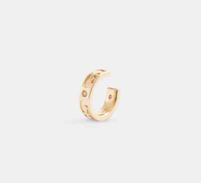 COACH★ シグネチャー キッシング イヤーカフ★ CQ737★GLD NEW COACH Ear Cuff Gold Kissing CQ737 | eBay