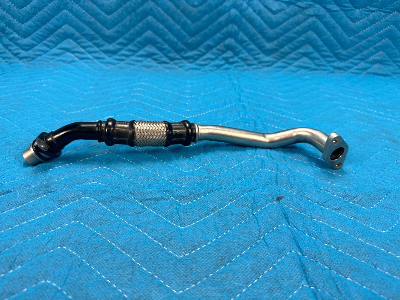 Bentley Flying Spur Turbocharger Return Oil Line Pipe Driver Side 2006-2012 OEM