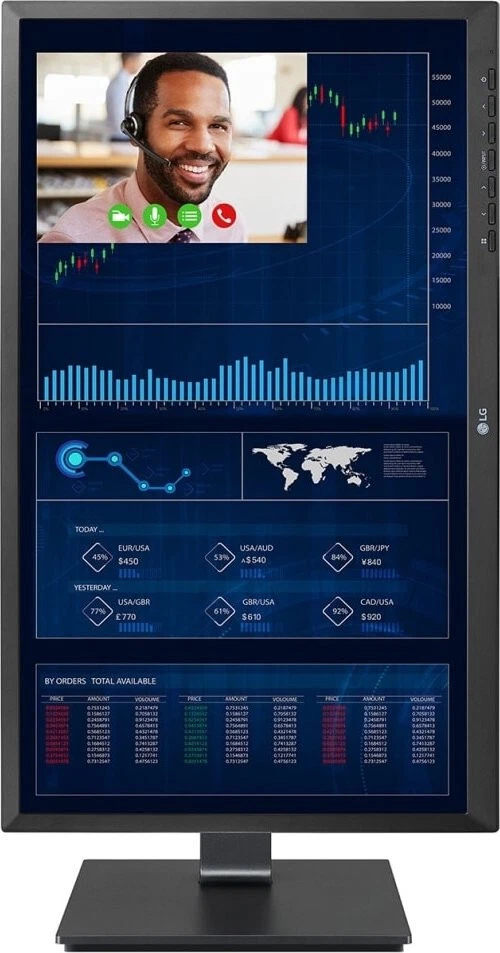 LG 24CQ650W-BP All-In-One PC Thin Client Quad Core 8GBRAM 256GBSSD 24" FHD Pivot - Bild 2 von 4