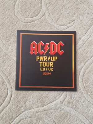 AC/DC TOUR PROGRAMME LONDON 2024 POWER UP TOUR