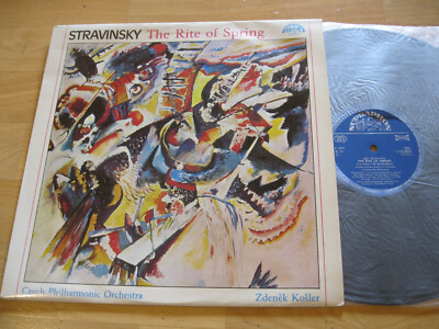 LP Stravinsky The Rite of Spring Zdenek Kosler Vinyl Supraphon CSSR 10 2814-1