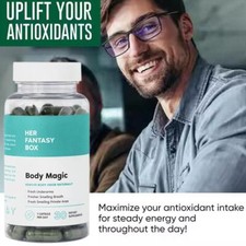 Hot Body Magic Chlorophyll Pills Underarm Breath Odor Removal Vegan 30 Caps