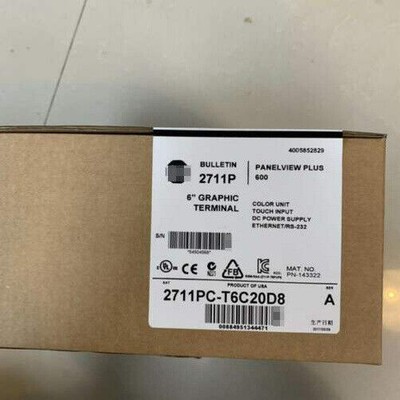 New 2711PC-T6C20D8 ALLEN BRADLEY Panelview Plus Compact600 Touch Free Shipping