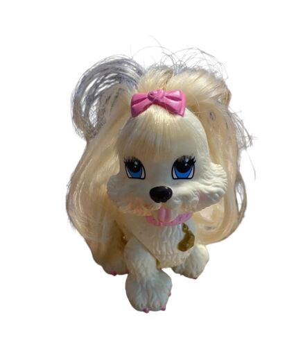 Fisher-Price Snap N Style Doll Pets Ginger Shih-Tzu Puppy Dog Figure Vintage - Afbeelding 1 van 6