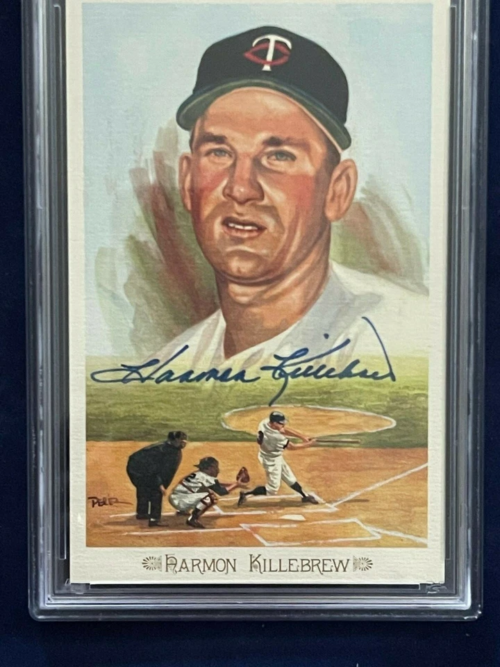 Harmon Killebrew Autographed Perez-Steele 1989 Postcard Twins PSA/DNA Cert - Image 2 of 3