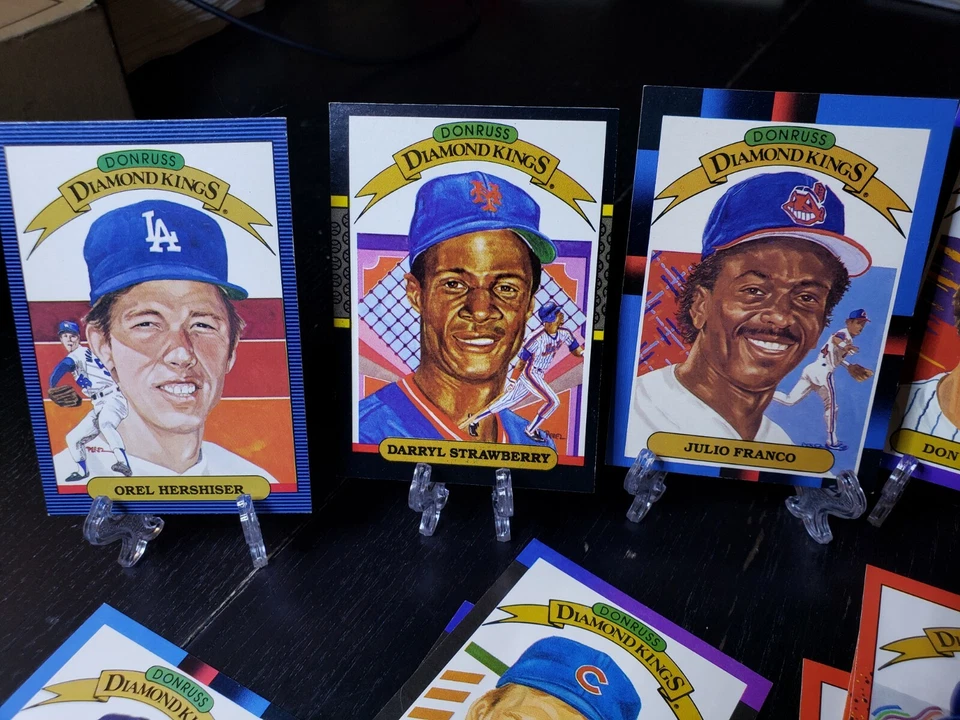 Lote Donruss DIAMOND KINGS (1986-1991) **Griffey Jr, Bonds, Mattingly y más** Foto 3 de 4