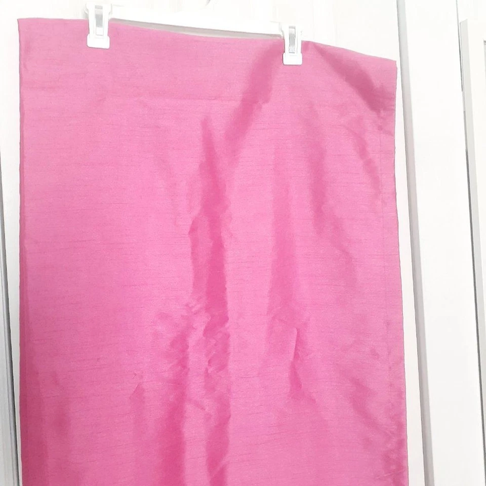 Cortina de janela Xhilaration rosa 1 painel gravatas na luz superior filtragem 63x42" - Imagem 3 de 4