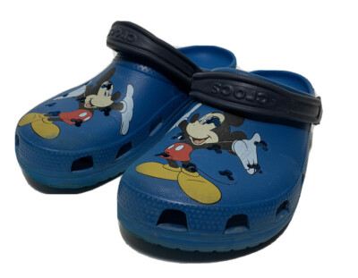 CROCS Navy Mickey Mouse Clogs Men 10/ Women 12 27913-A1.jpg main image 3