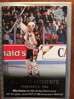 2015-16 UD SP Authentic Hockey All Time Moments Insert Mike Gartner #140
