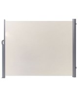 Aluminium Seitenmarkise Beige 160X300 Ausziehbar Sichtschutz Windschutz Dorio