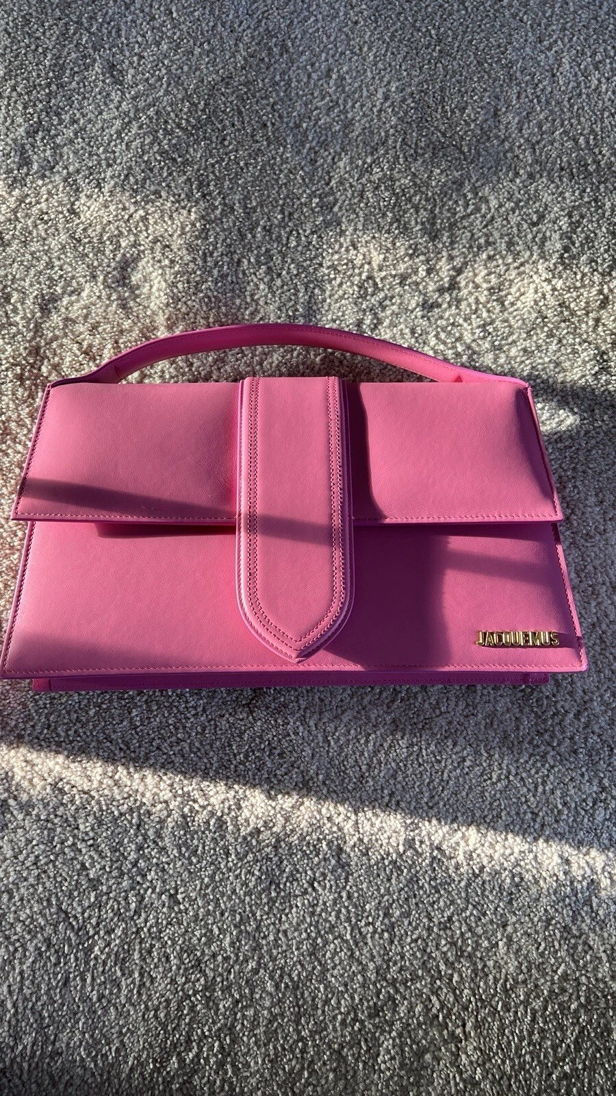 Jacquemus — Jacquemus Le Bambinou Crossbody Flap Bag Pink