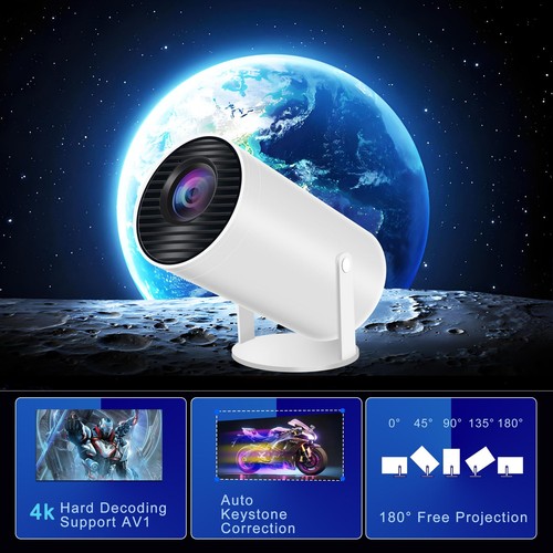 5G 4K Projector Smart HD LED WiFi Bluetooth HDMI USB Android Office Home Theater - Picture 11 of 21
