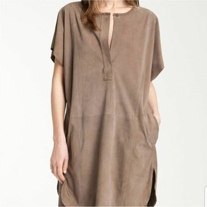 suede tunic dress