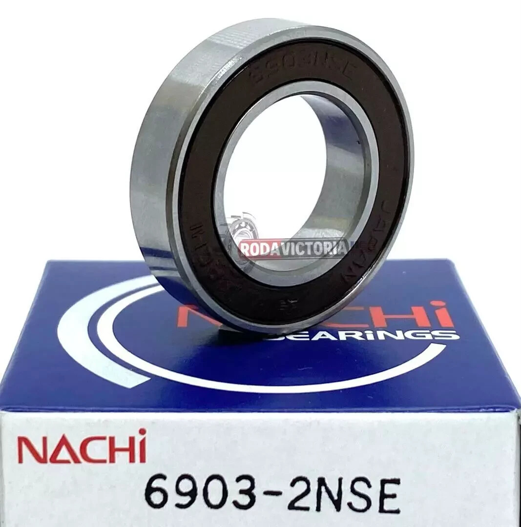 ナカタ　2 NACHI 6903 2NSE Deep Groove Ball Bearing, Rubber Sealed 61903