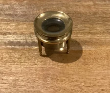 Vintage Van Cort Instruments Naval Tabletop Map Magnifying Glass Northampton MA